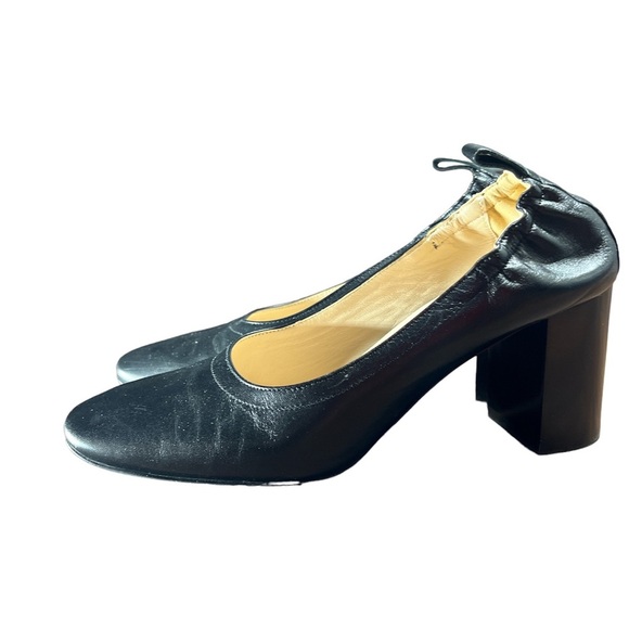 Everlane The Day Heel in Black Leather size 7 - Picture 3 of 10